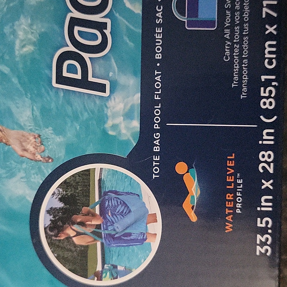Swimways pack-n-float, blue - Picture 2 of 8